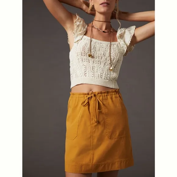 ✨ Anthropologie Mavericks Mini Skirt Sz XLP