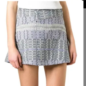 10 Crosby Derek Lam Multicolor Tweed Flair Skirt