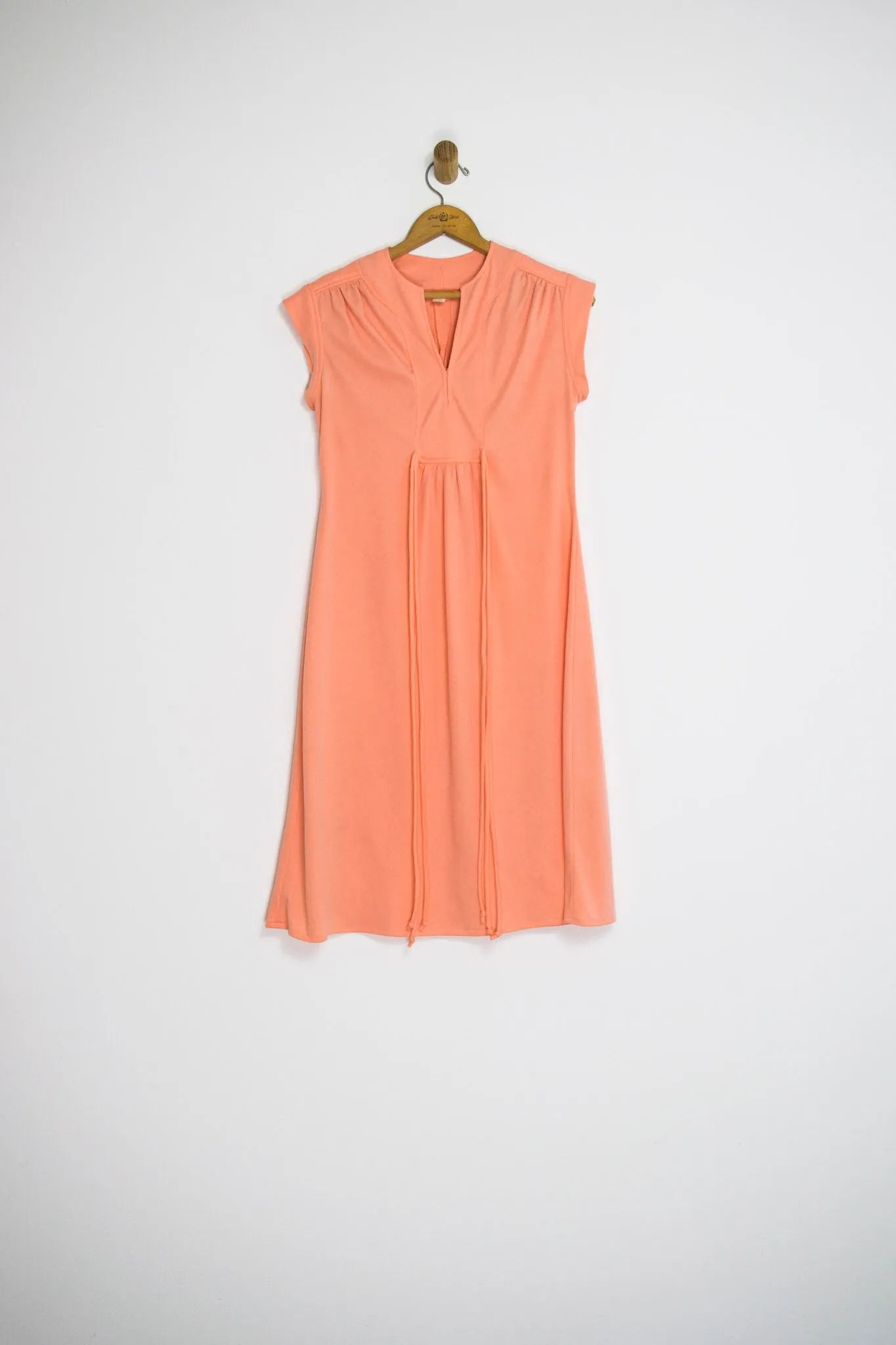 60’s PEACH EMPIRE WAIST / MEDIUM