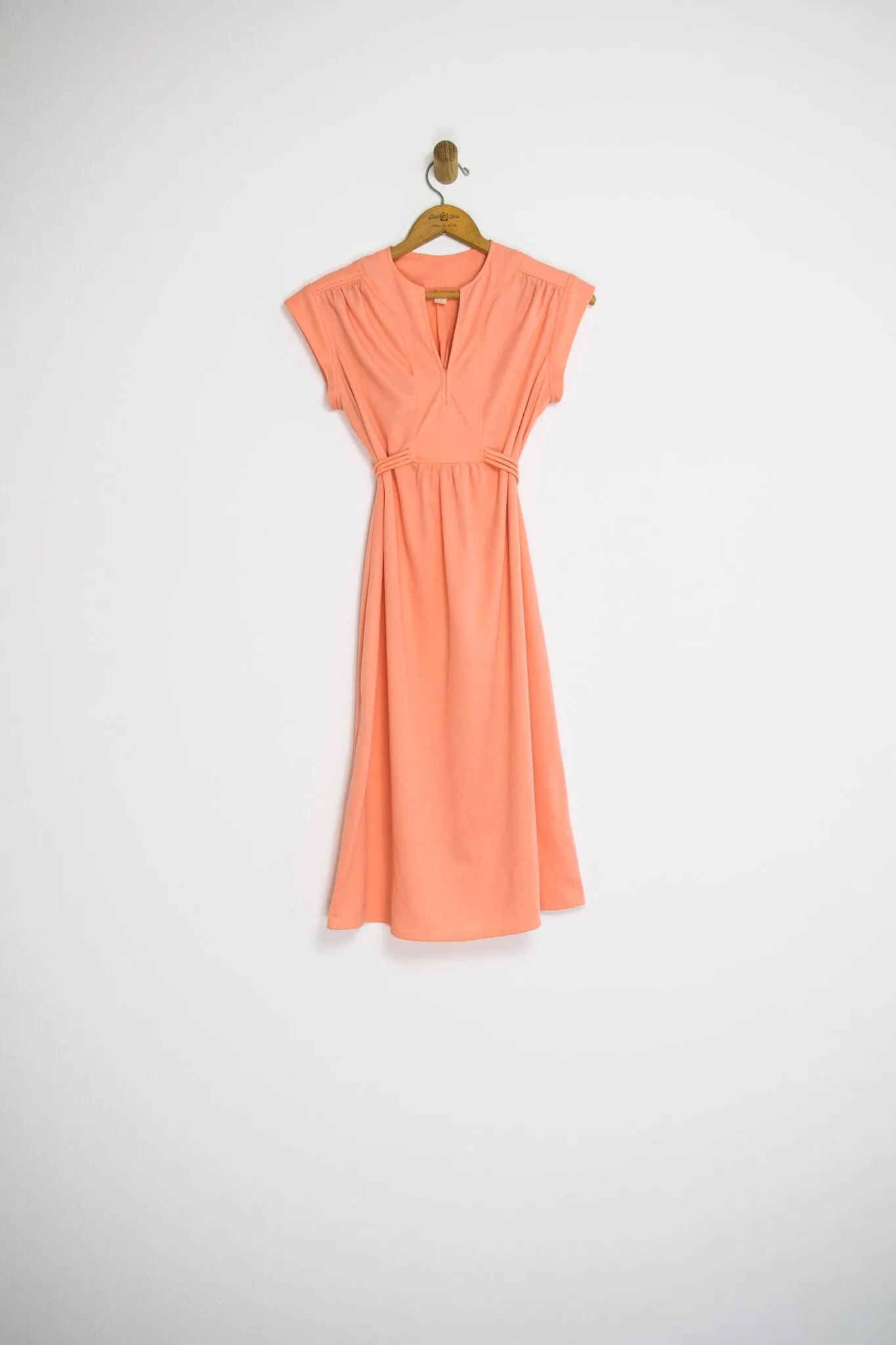 60’s PEACH EMPIRE WAIST / MEDIUM