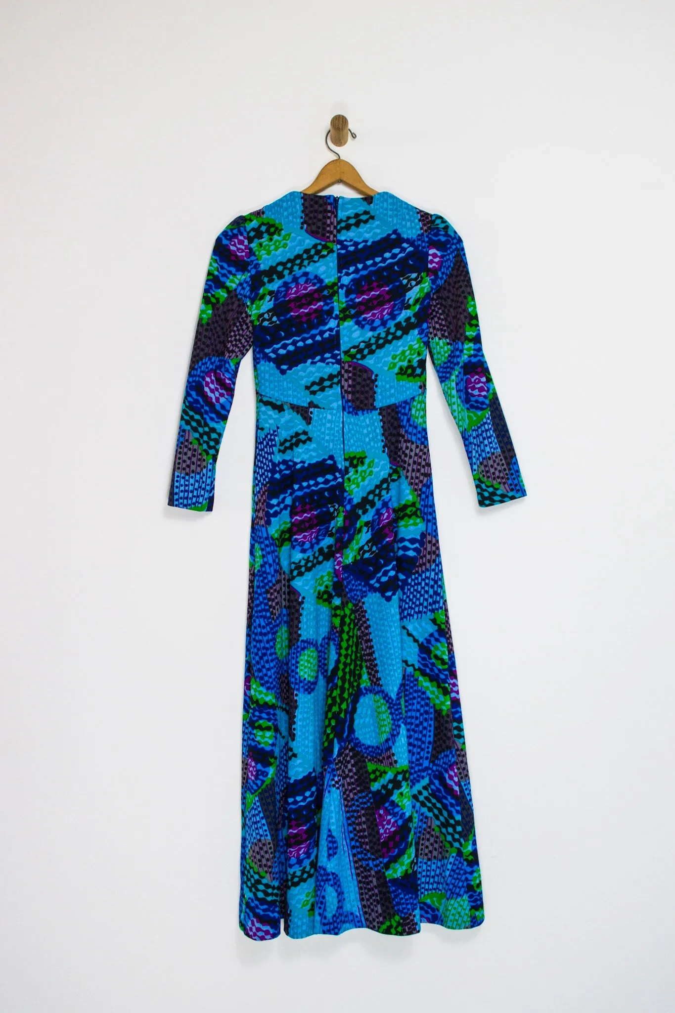 70’s BLUE PRINTED MAXI / MEDIUM