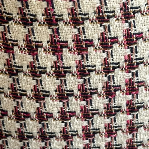 Anthropologie Maeve‎ Bobbie Pink Plaid Flounced Mini Skirt in Size 6