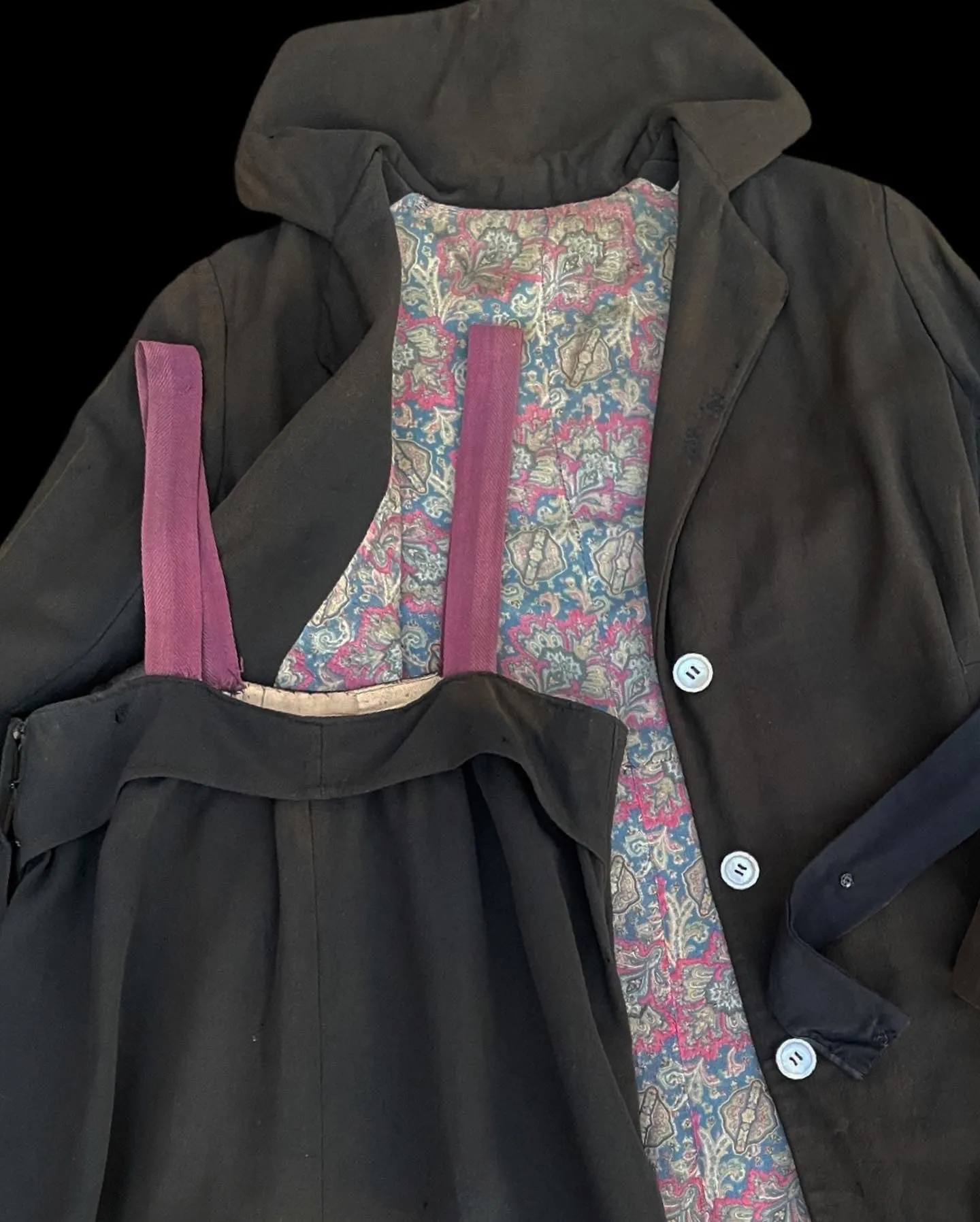 Antique 1920s Workwear 'Shop Girl' Ensemble
