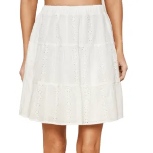 AZORES EYELET MINI SKIRT
