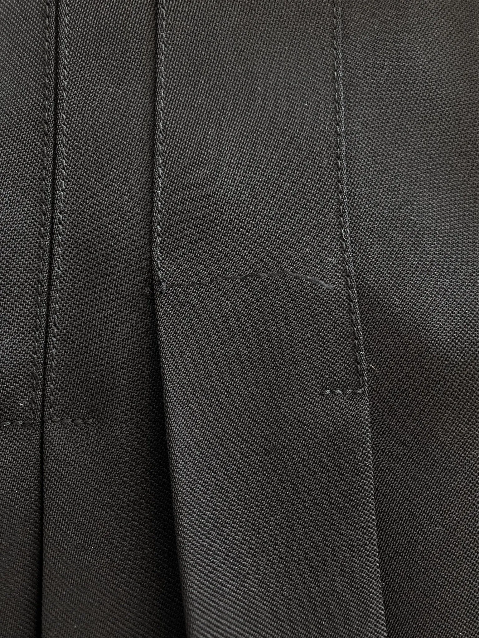 Balenciaga Le Dix Skirt Black Pleated Crepe Size 36