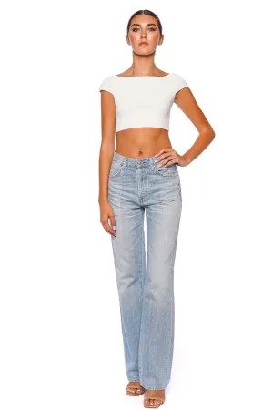 Basic Off Shoulder Knit Top