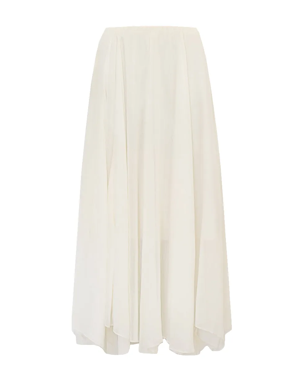 Beige Pleated Skirt-PREORDER