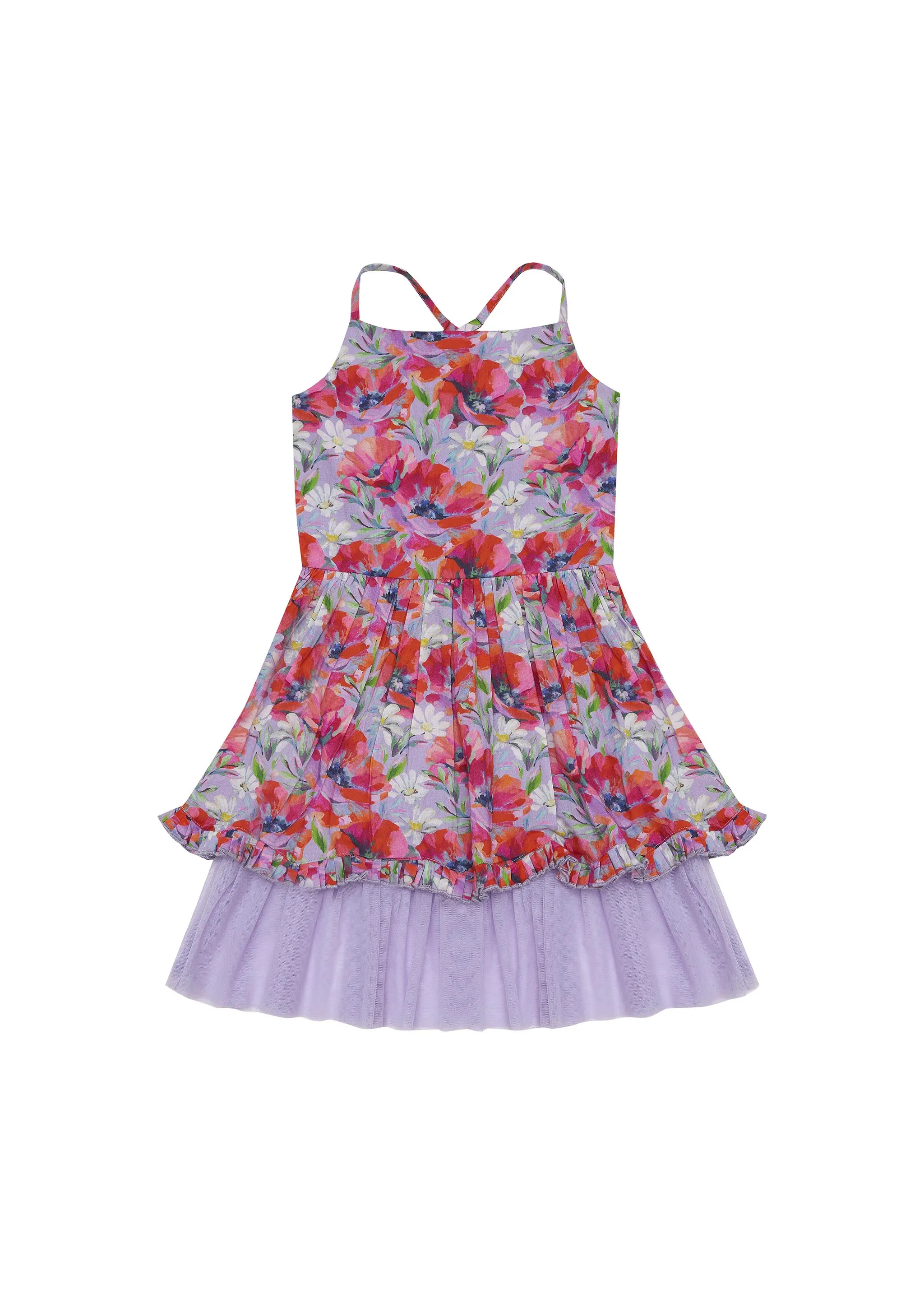 BELLA & LACE ANNABELLE DRESS PURPLE SHAMPOO SUMMER FIELD