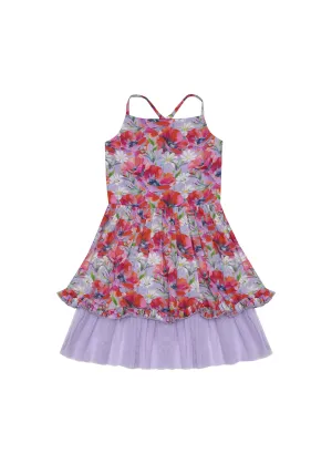 BELLA & LACE ANNABELLE DRESS PURPLE SHAMPOO SUMMER FIELD