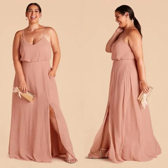Birdy Grey Gwennie Dusty Rose Dress XXL NEW Bridesmaid Formal Gwinnie Prom