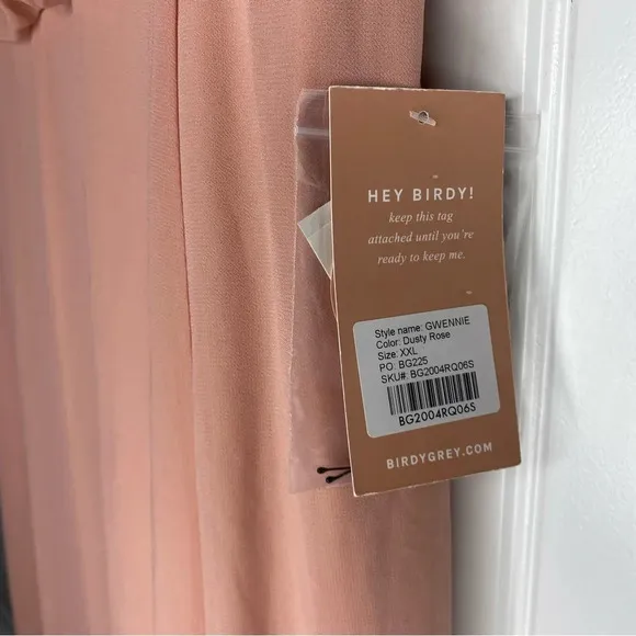 Birdy Grey Gwennie Dusty Rose Dress XXL NEW Bridesmaid Formal Gwinnie Prom