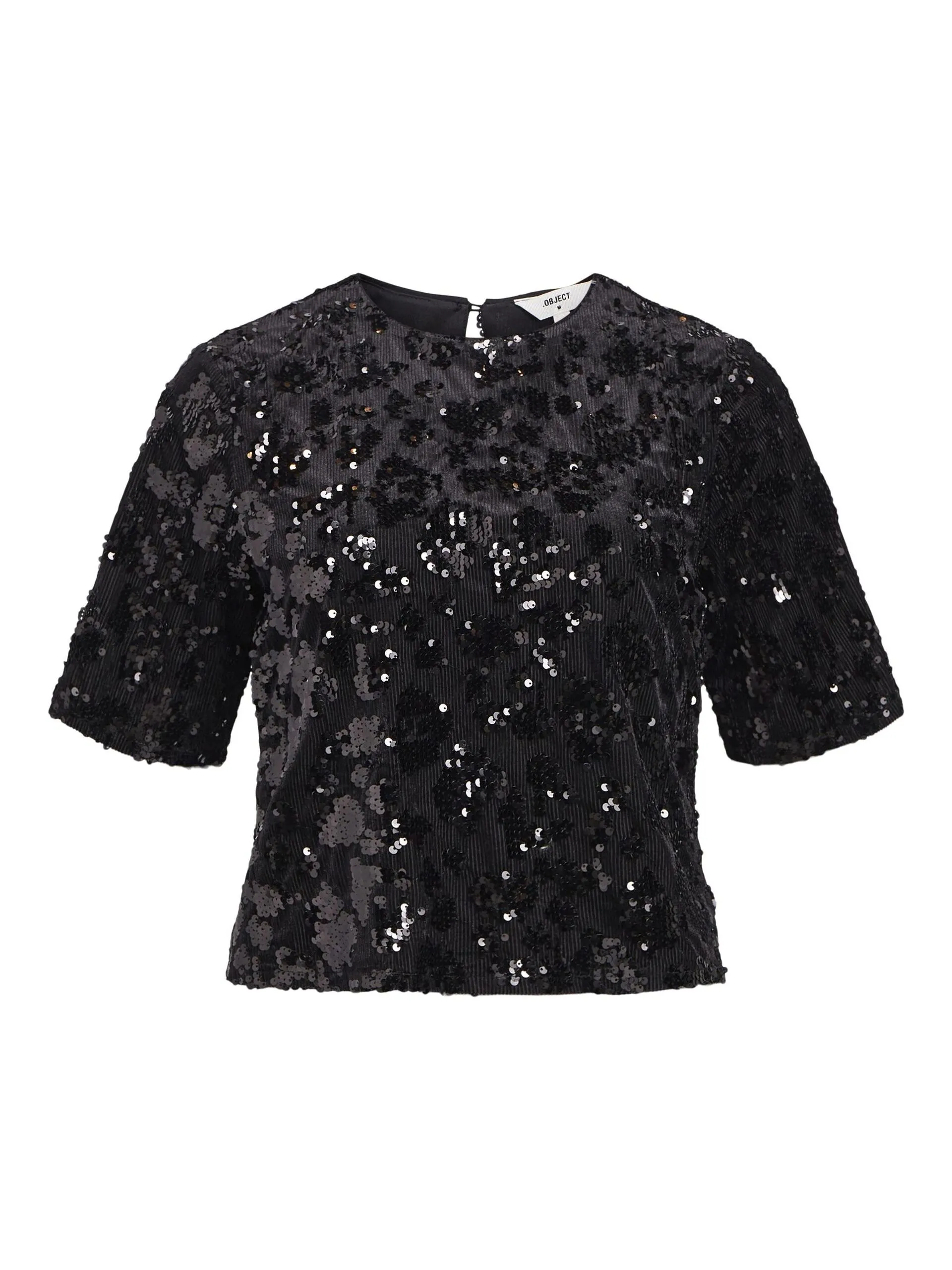 Black Sequin Top