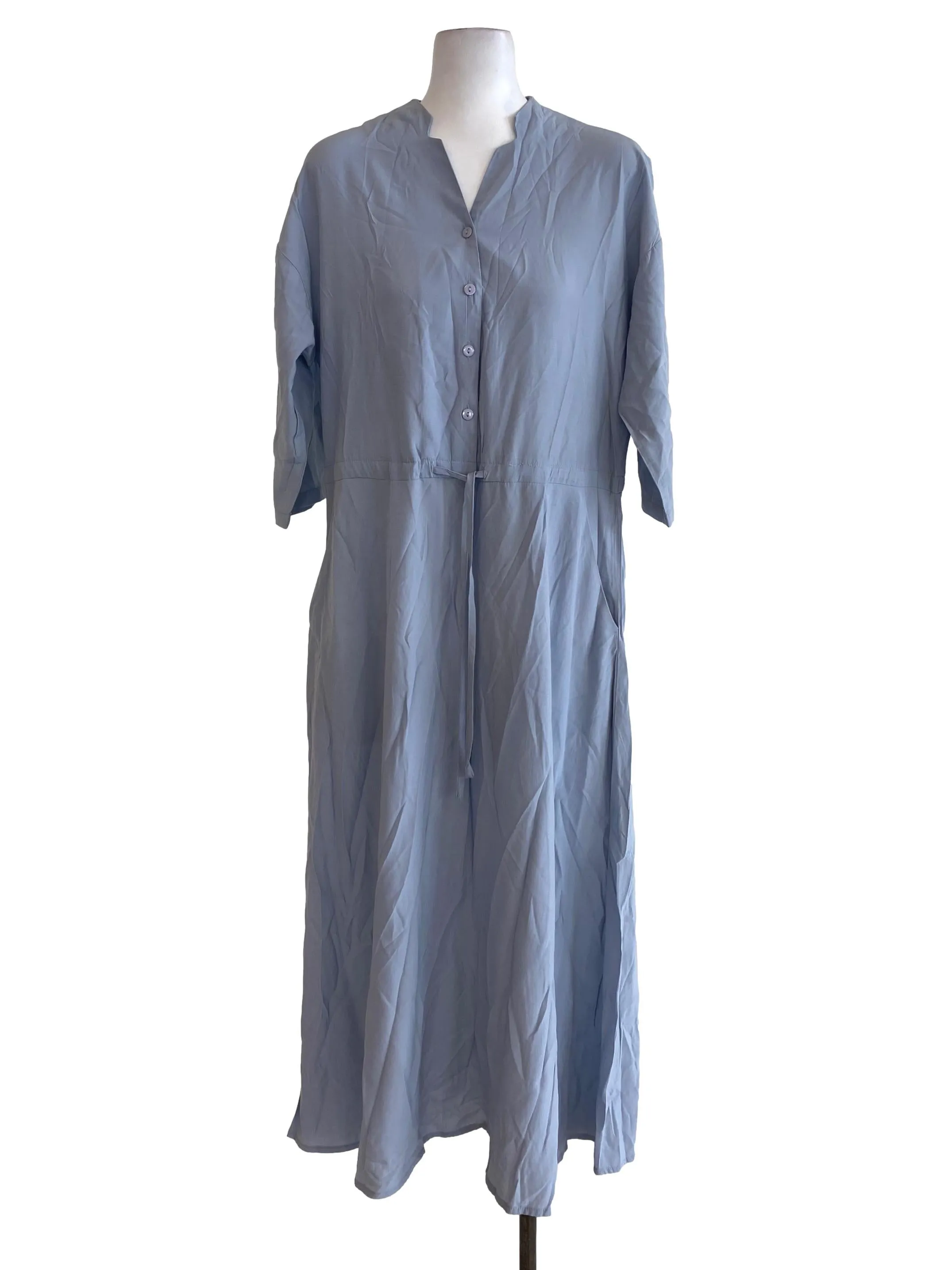 Blue Empire Dress