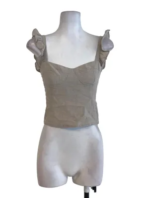 Bone Ruffle Top