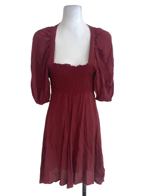 Brown Empire Dress