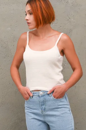 Brushed Top - Off White
