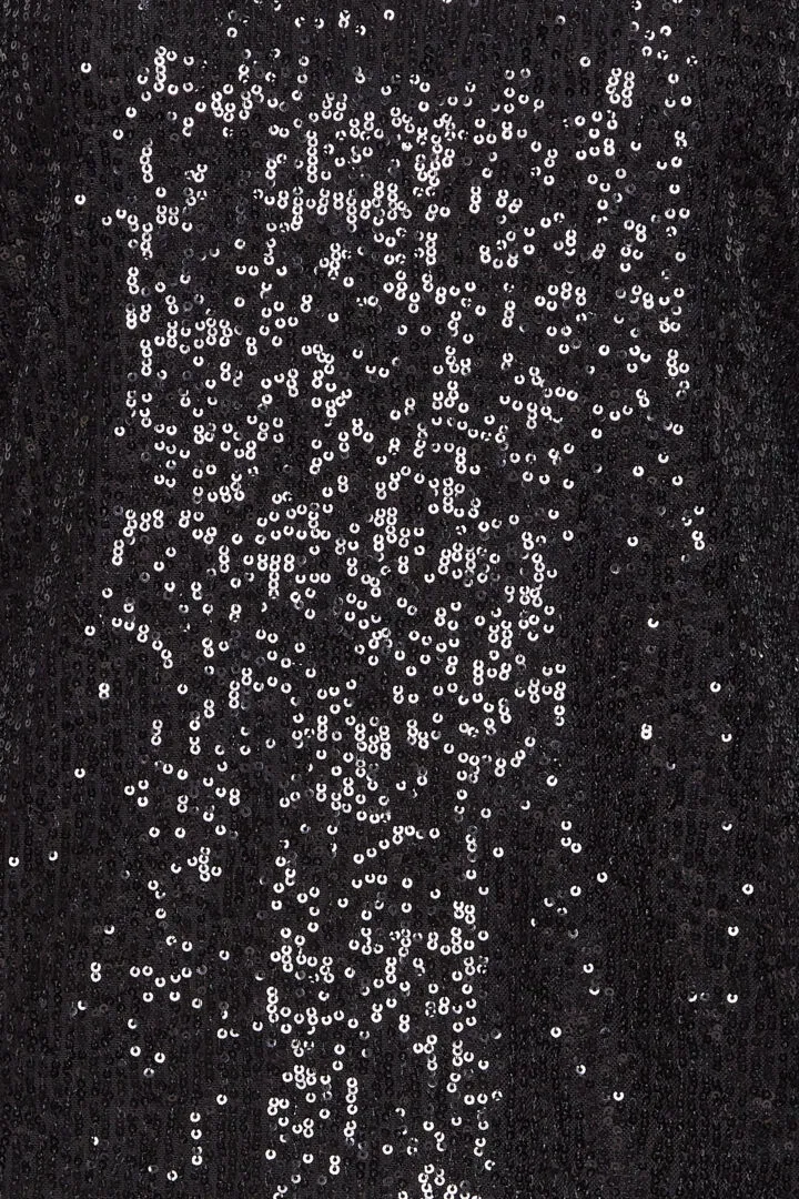 b.young black sequin top