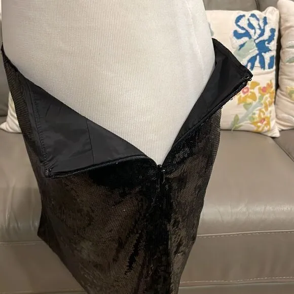 CACHE Sequined Mini Skirt