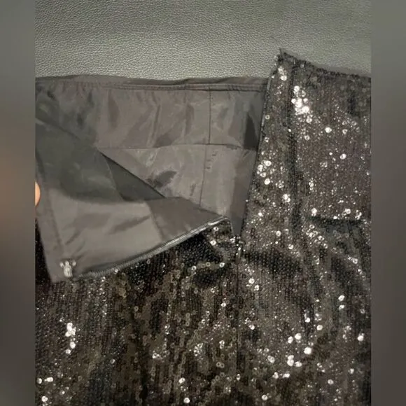 CACHE Sequined Mini Skirt