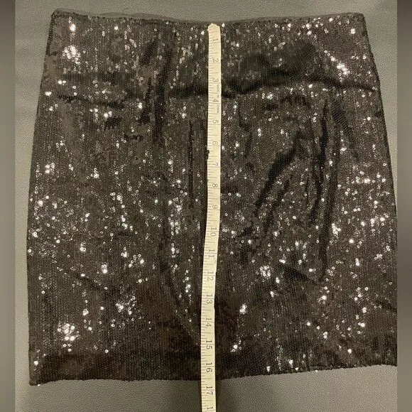 CACHE Sequined Mini Skirt
