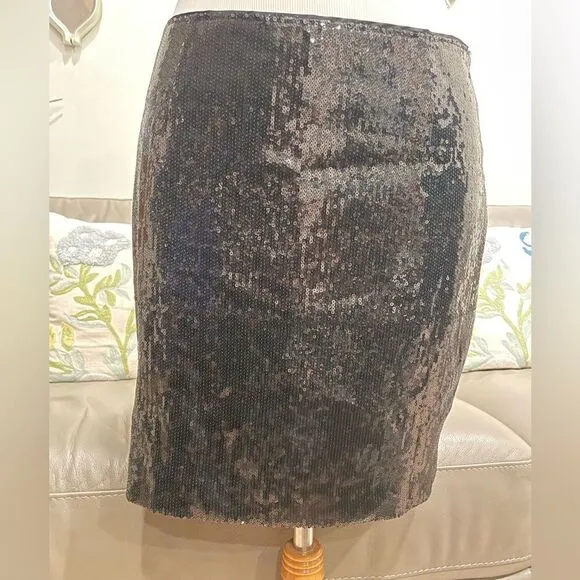 CACHE Sequined Mini Skirt