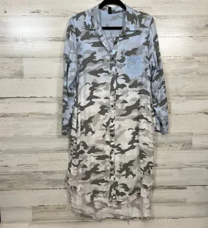 Camo Duster with destressing