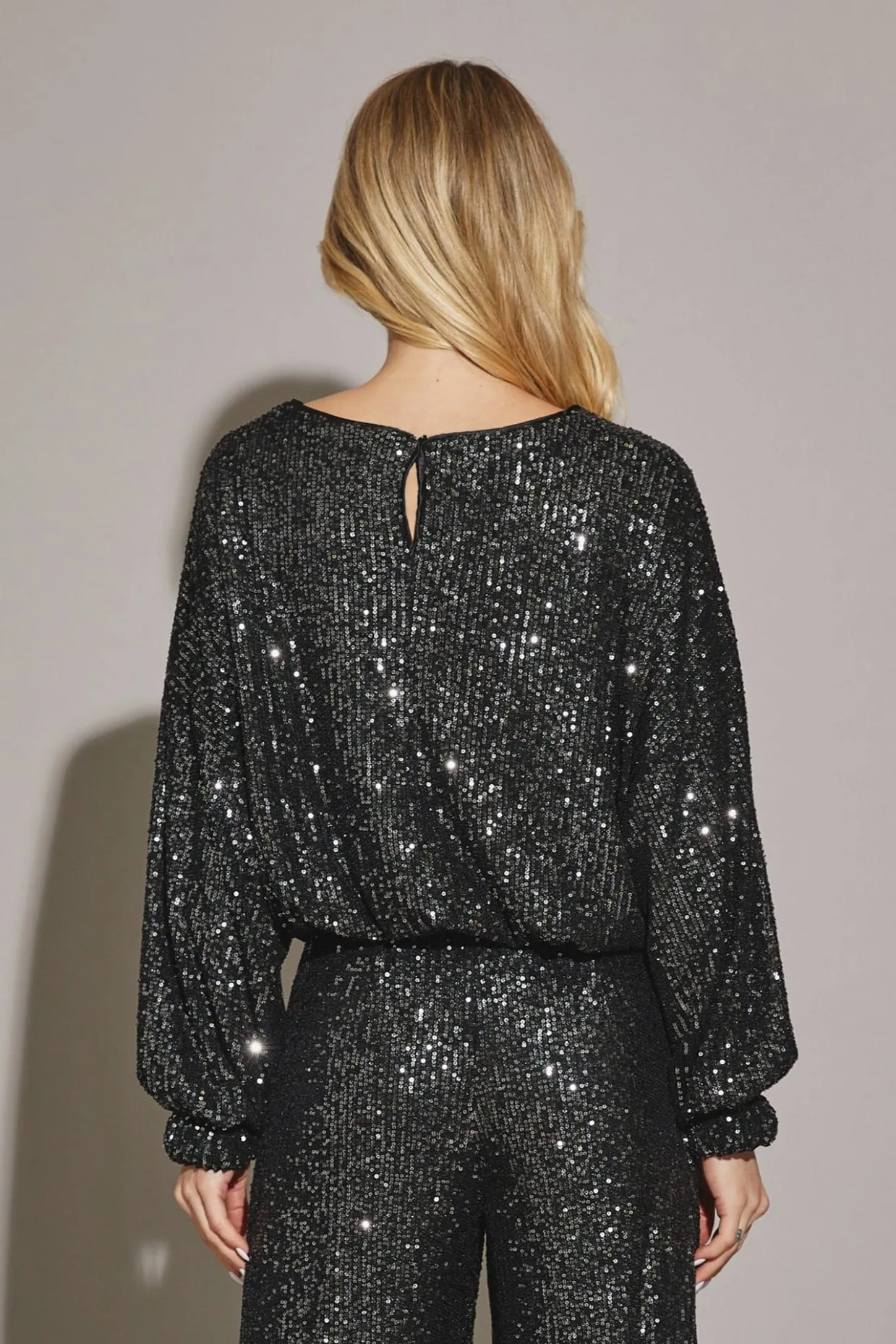 CARMEN TOP SEQUIN