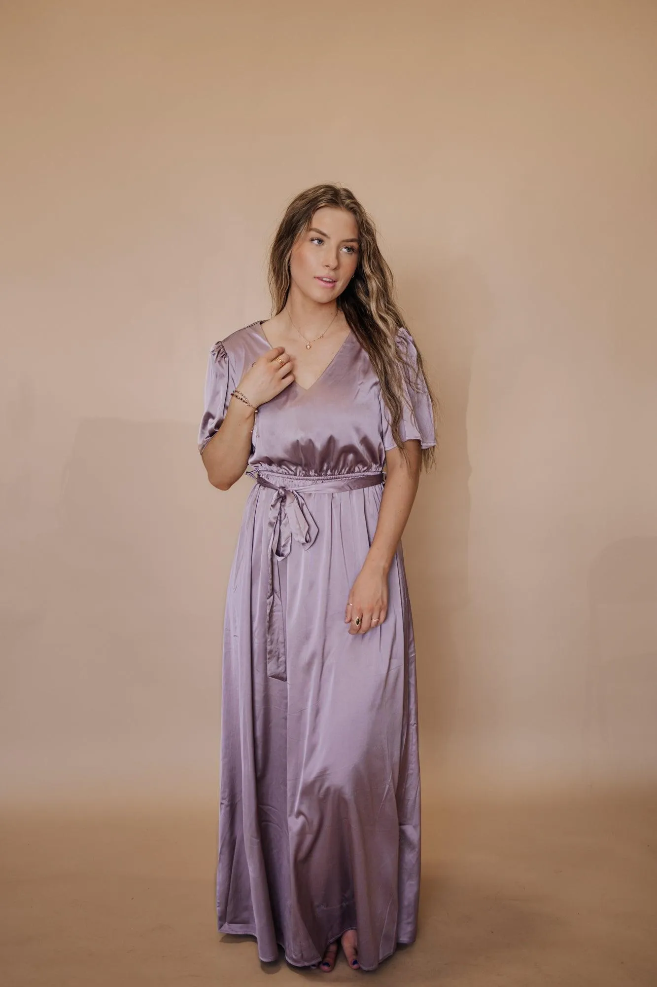 Chandra Dress in Lilac