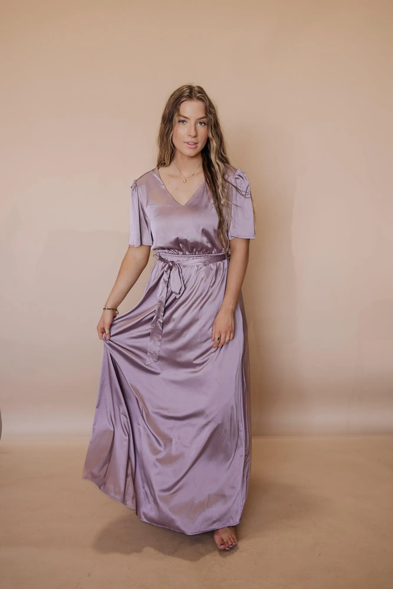 Chandra Dress in Lilac