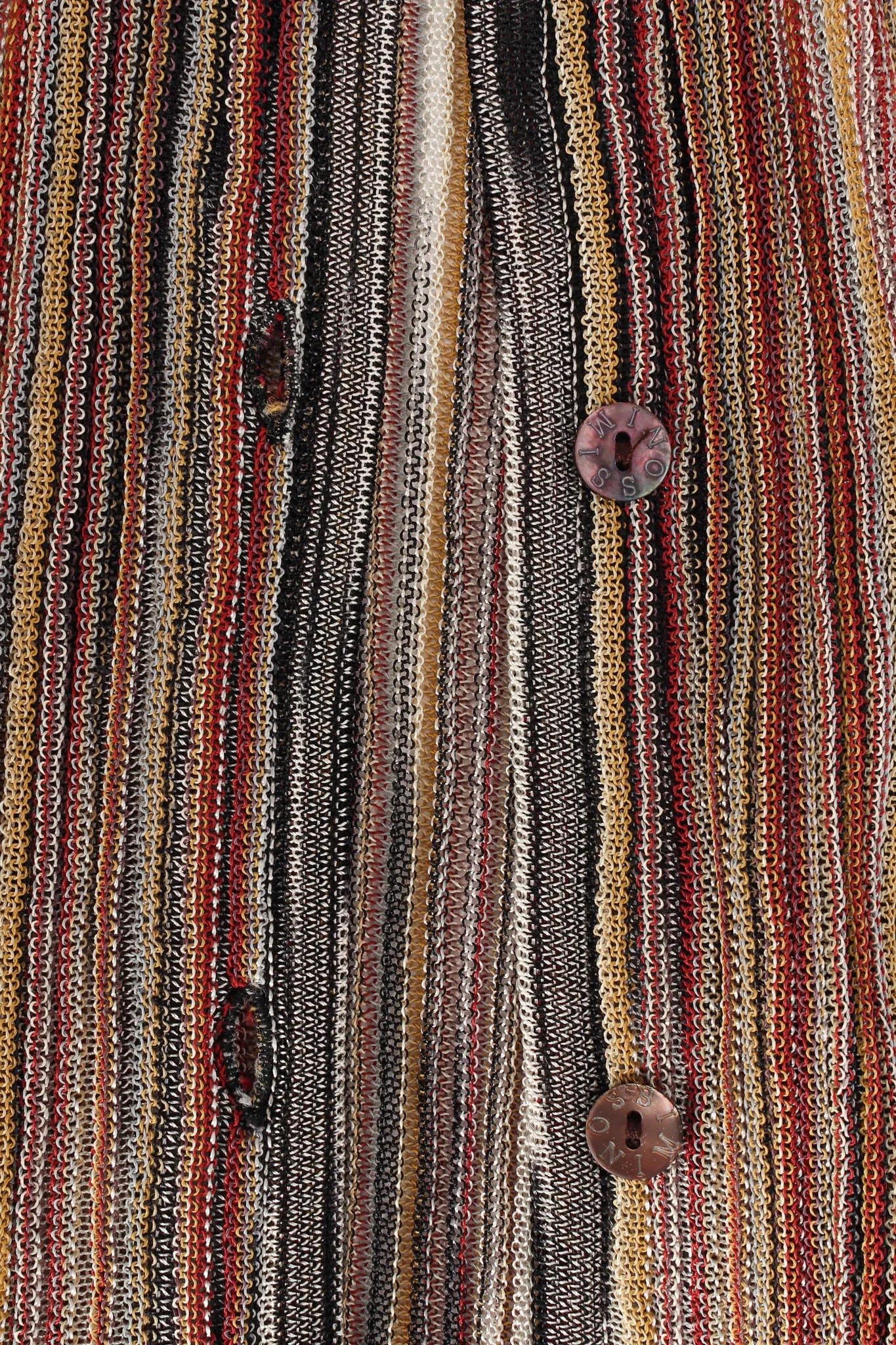Chevron Stripe Cardigan, Top & Skirt Set