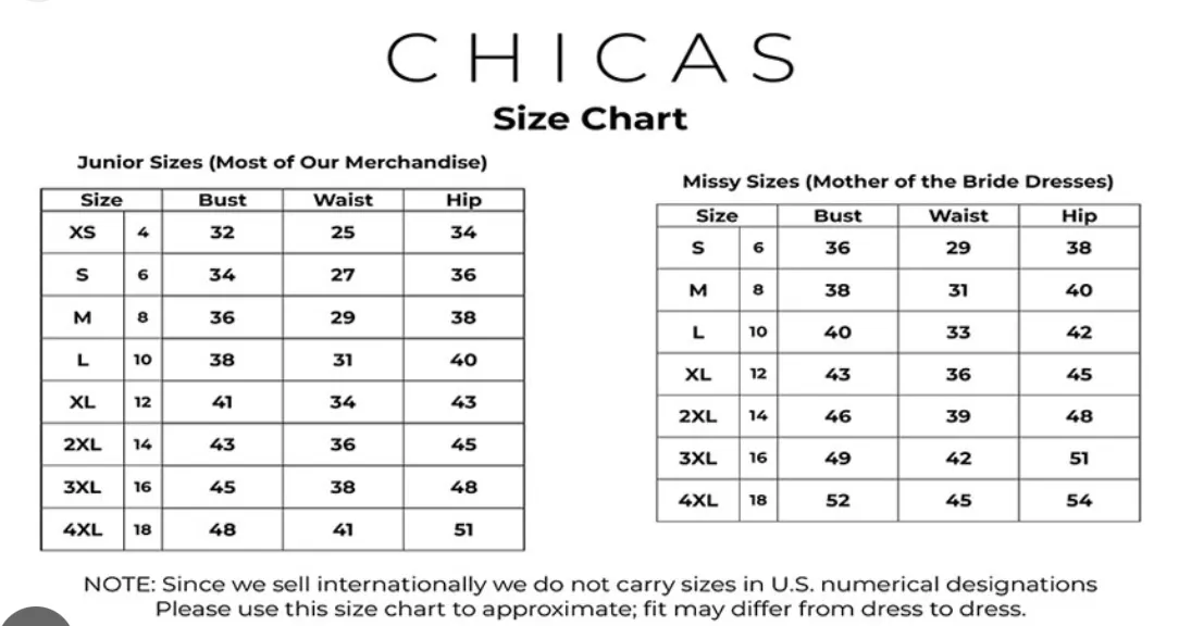 Chicas Evening Gown DM4017