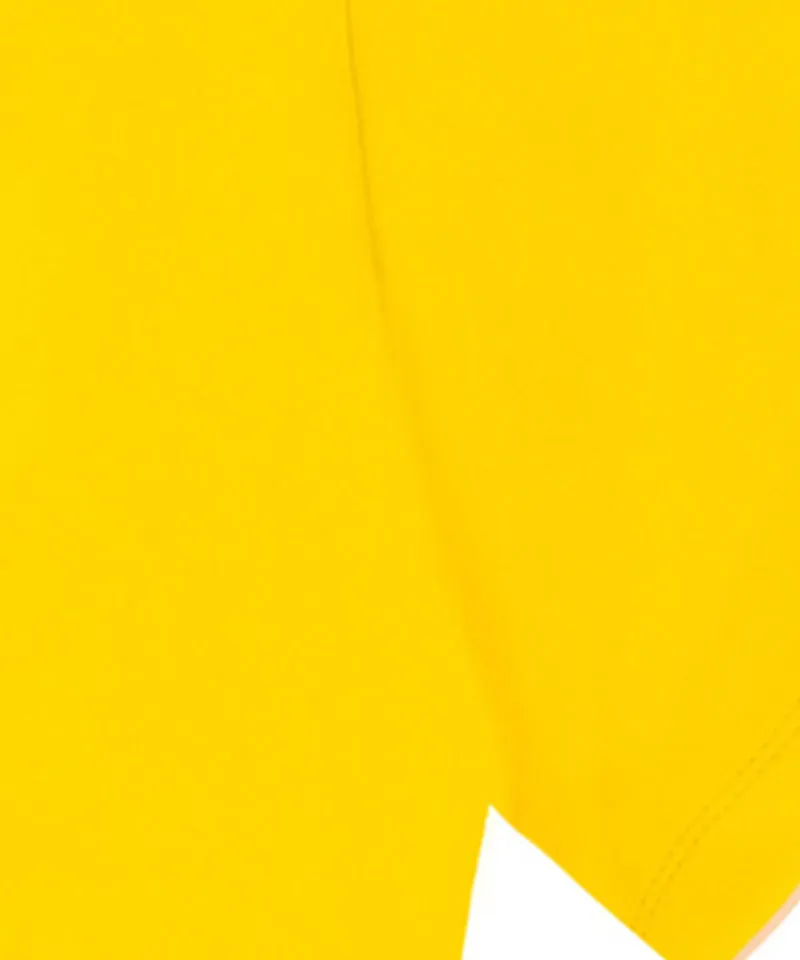 CHUCUCHU Women's Shoulder Line Polo T-Shirt - Yellow