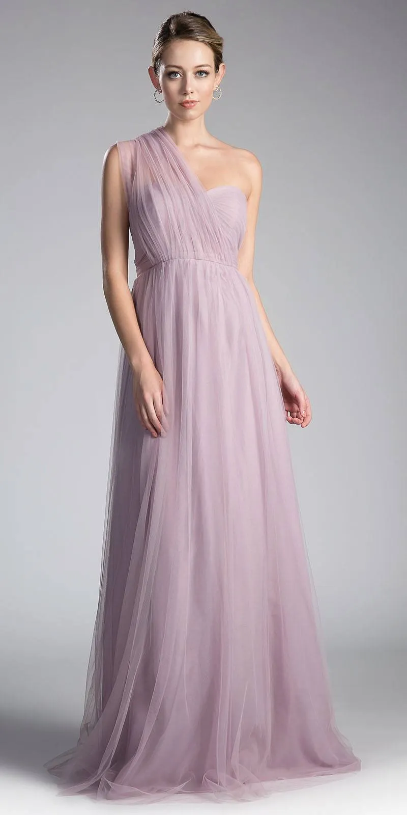Cinderella Divine ET322 Long A-Line Tulle Infinity Style Dress