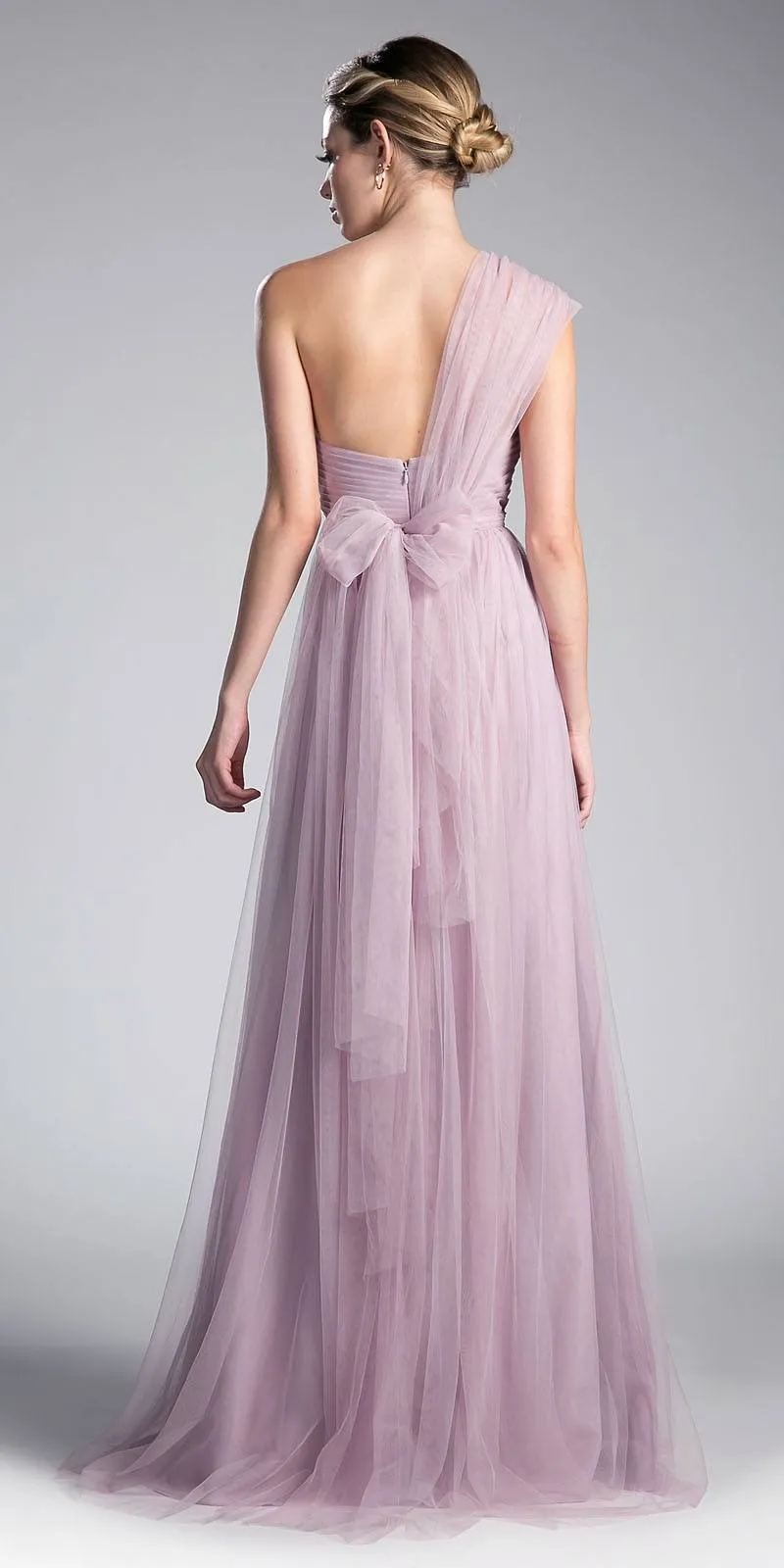 Cinderella Divine ET322 Long A-Line Tulle Infinity Style Dress