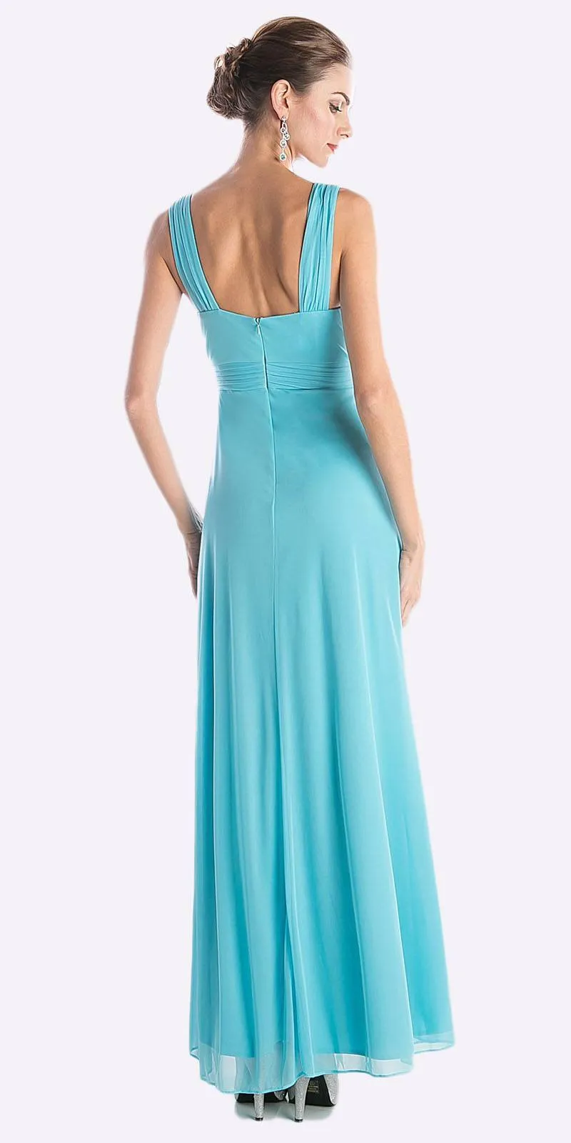 CLEARANCE - Cinderella Divine 3984 Long Chiffon Dress Sleeveless (Size XL)