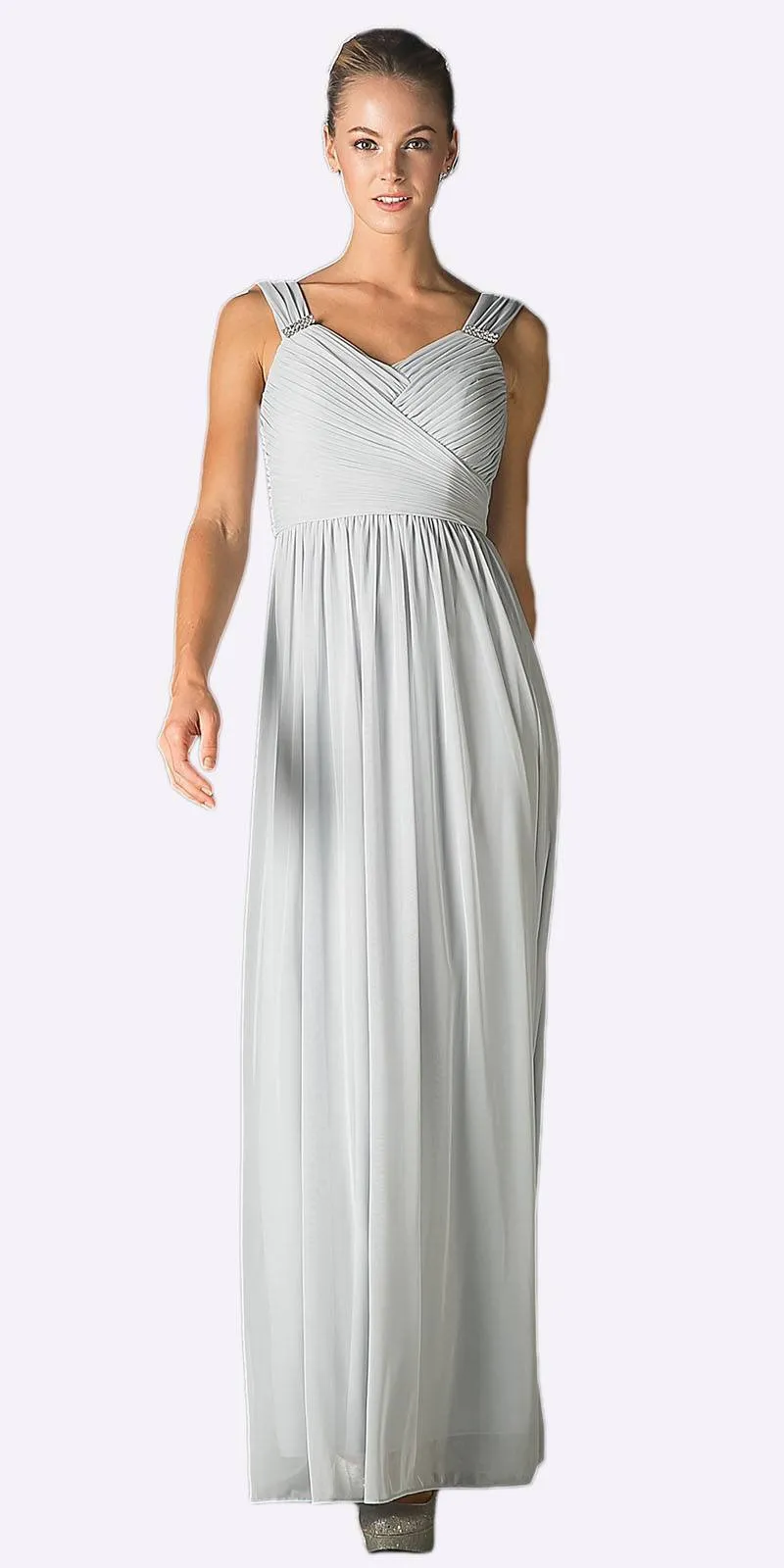CLEARANCE - Cinderella Divine 3984 Long Chiffon Dress Sleeveless (Size XL)