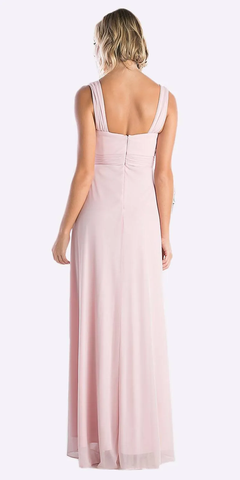 CLEARANCE - Cinderella Divine 3984 Long Chiffon Dress Sleeveless (Size XL)