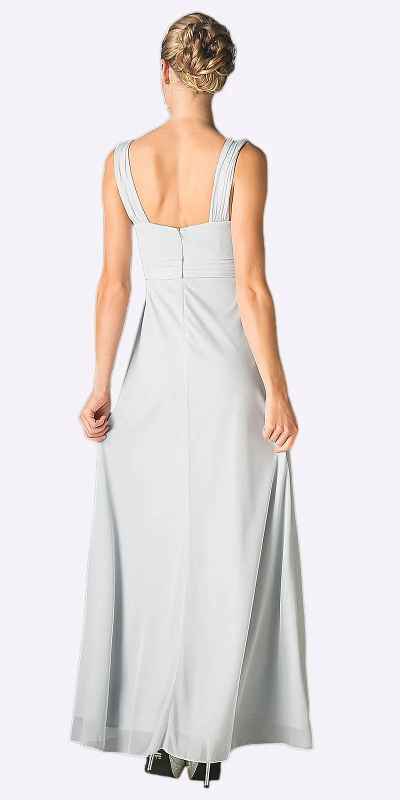 CLEARANCE - Cinderella Divine 3984 Long Chiffon Dress Sleeveless (Size XL)