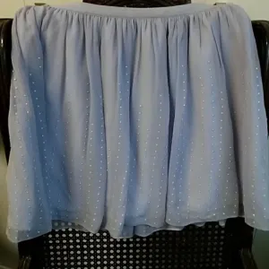 Club Monaco lavender silk chiffon mini skirt sz 00
