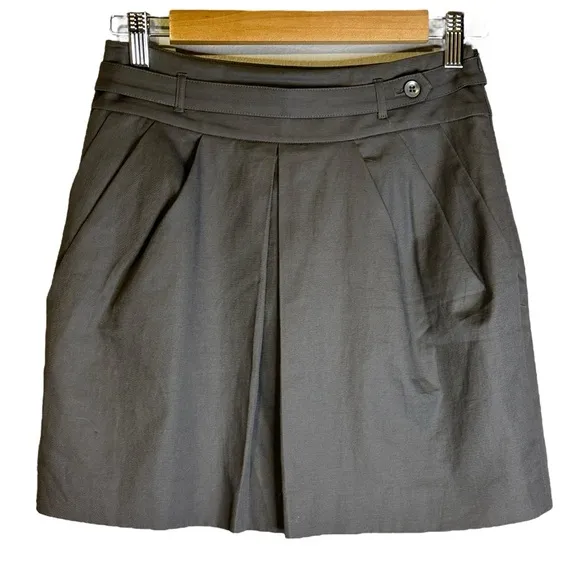Club Monaco Misty Skirt in Jupe/Gray Pleated Academia Capsule NWT Women’s 00