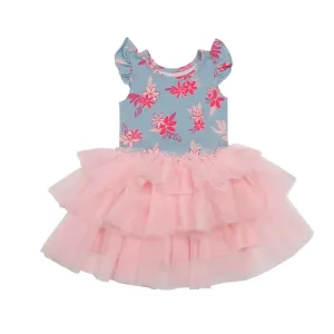 Coco Moon Flutter Sleeve Tutu Dress