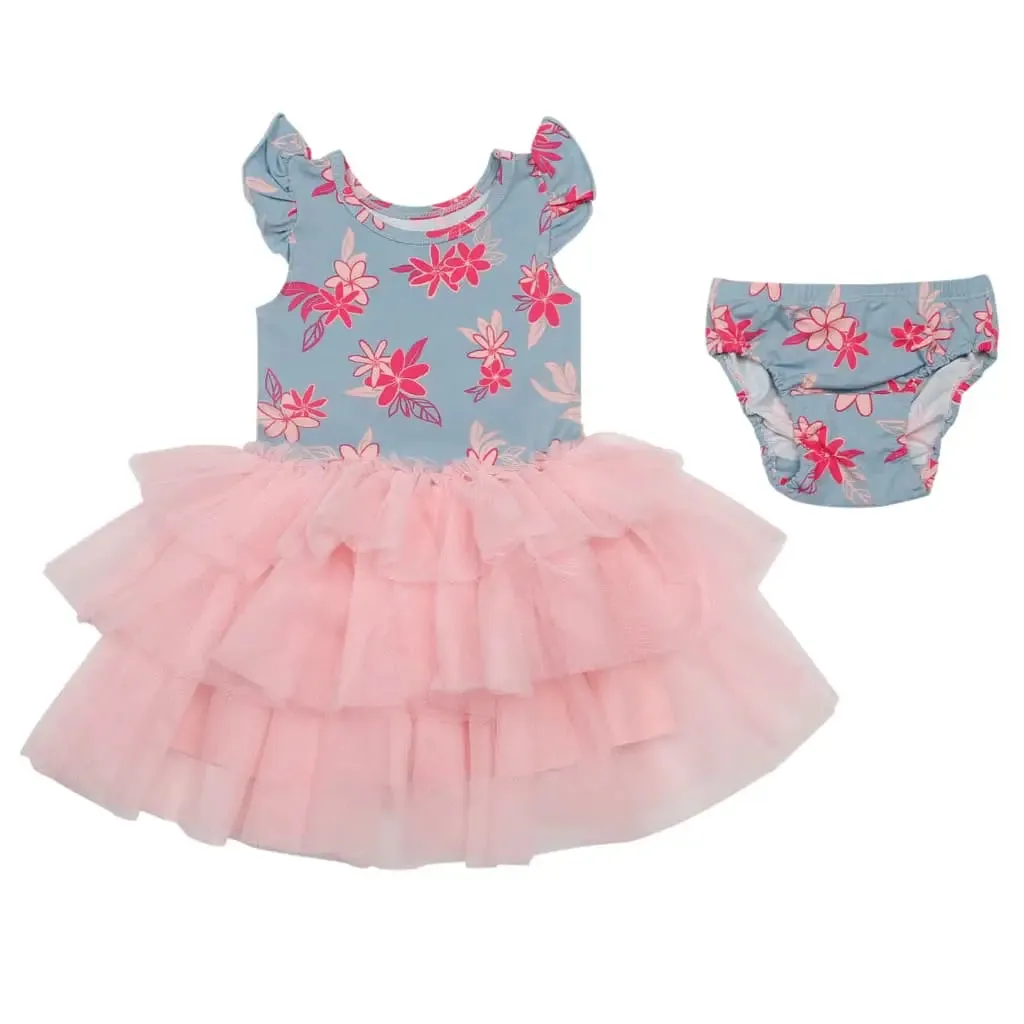 Coco Moon Flutter Sleeve Tutu Dress