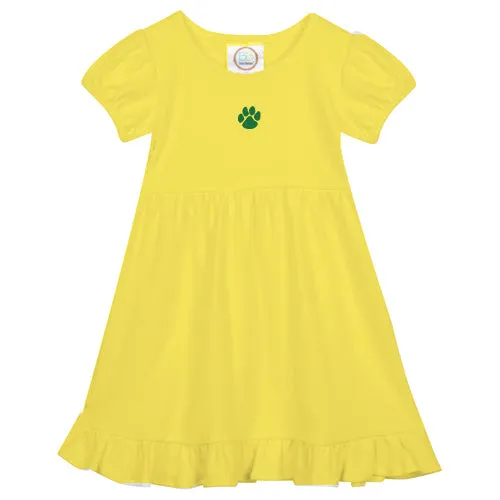 Cougar Paw Ruffle Dress