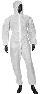 Coverall Disposable SFX 50 gsm Light Blue - 15 Pack