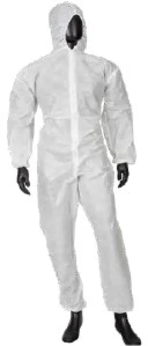 Coverall Disposable SFX 55 gsm Laminated Fused White