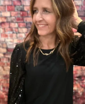 Crystal Sequin Top