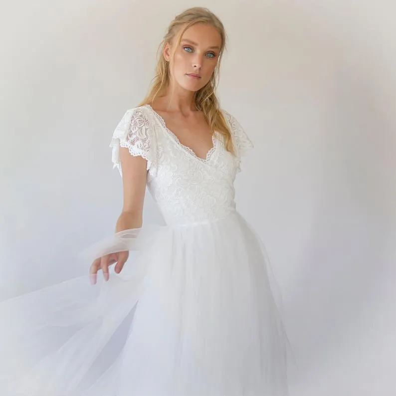 Curvy Puffy Tulle Dress #1293