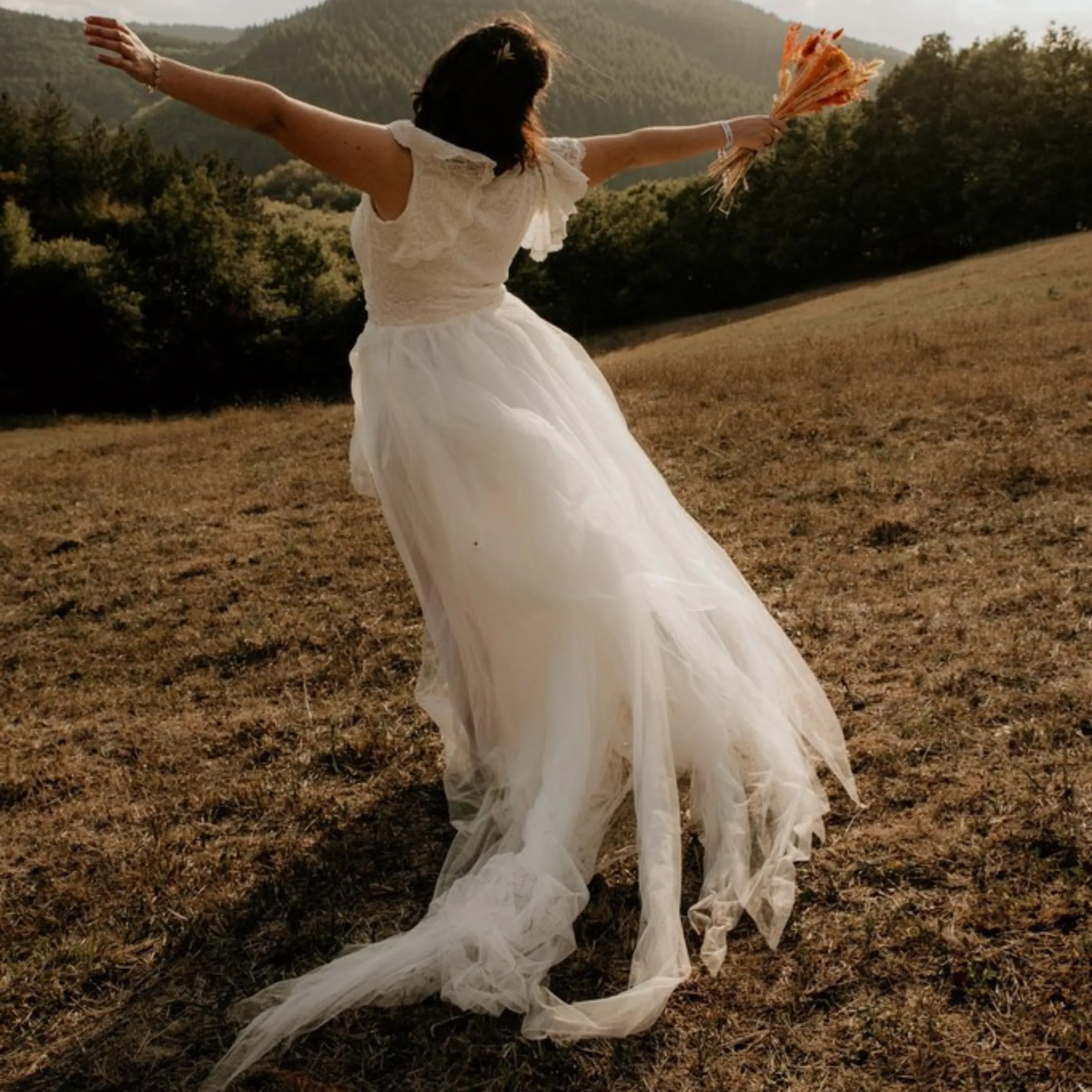 Curvy Puffy Tulle Dress #1293