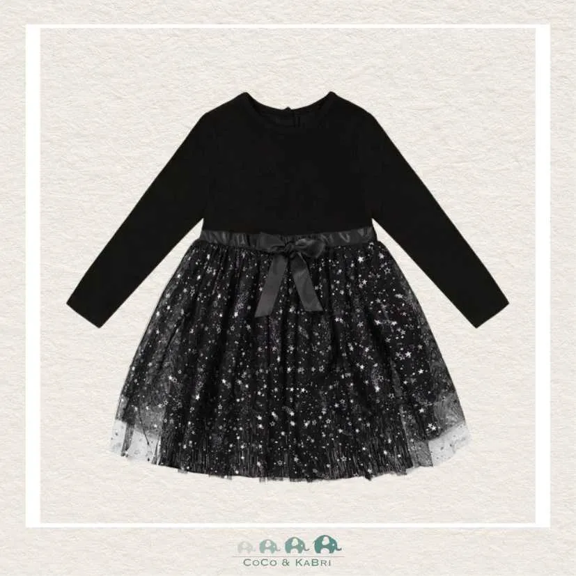 Deux par Deux Girls Dress: Glittering Tulle Skirt