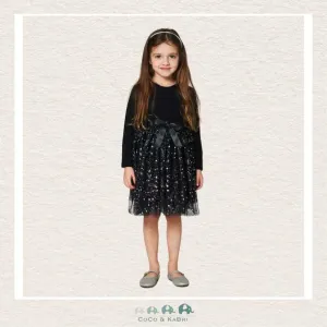 Deux par Deux Girls Dress: Glittering Tulle Skirt